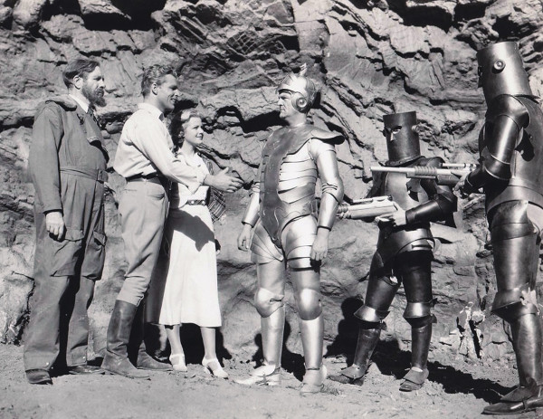 Flash Gordon, Dale Arden, Dr. Zarkhov and Friends