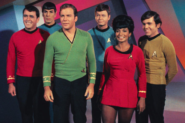 The cast of Star Trek